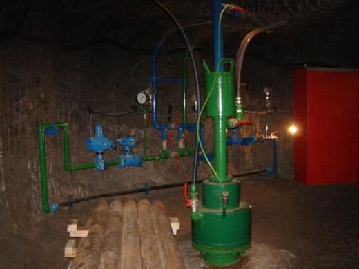 Modern salt mining equipment