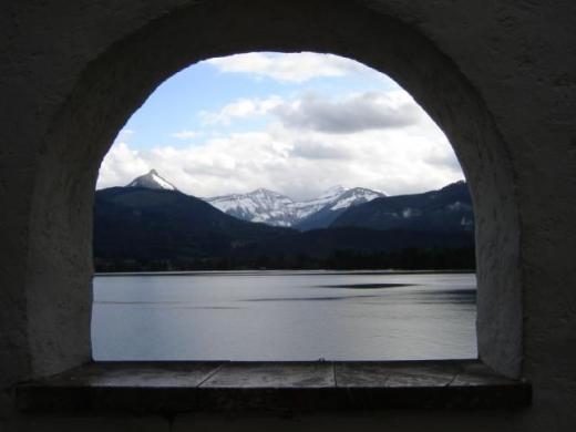 View from church at Sankt Wolfgang