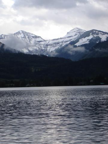 View from our caravan site