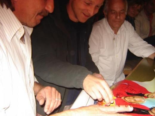 Getting autographs
