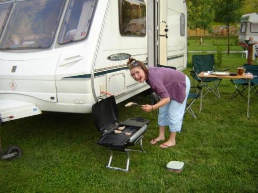 Joanna cooking
