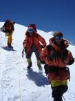 Tibetan porters on the way down