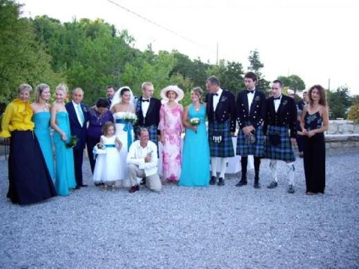 Kiki's family, ourselves and my family