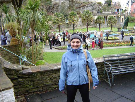 Kiki at Portmeirion