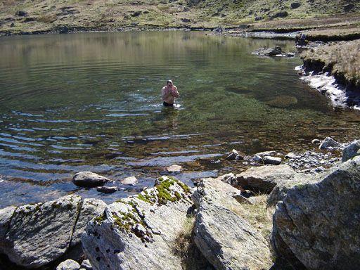 Nev swimming in April