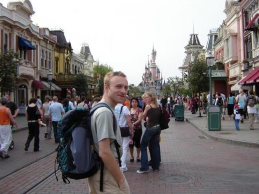 Hiking through Eurodisney