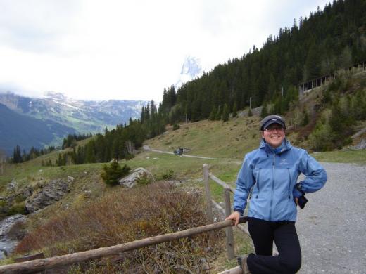Halfway up Kleine Scheidegg